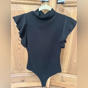 TCEC Elegant Black Bodysuit